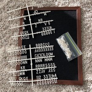 Letter board